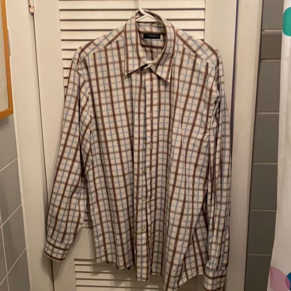 Canali men shirt large